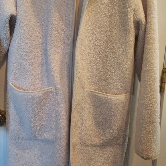 Joie Women's Open Front Cream Hooded Cardigan Jacket - Picture 3 of 5